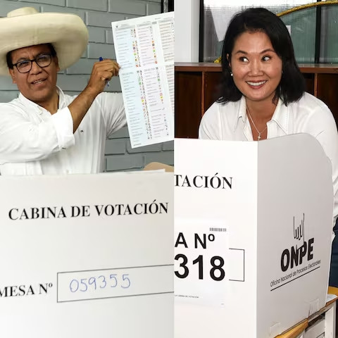 Diario Frontera, Frontera Digital,  Internacionales, ,Keiko sigue liderando votación con 90 % del escrutinio: apretada lucha por el segundo puesto