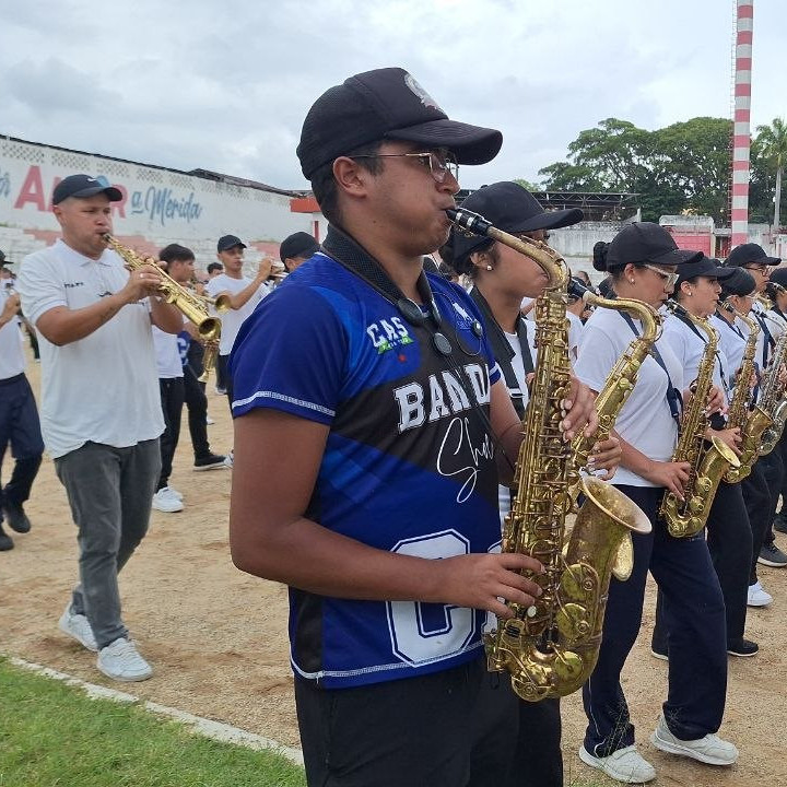 Diario Frontera, Frontera Digital,  Regionales, ,Mérida avanza hacia el récord mundial con primer ensayo regional de bandas