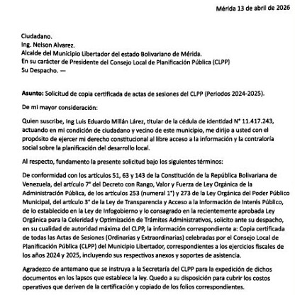 Diario Frontera, Frontera Digital,  Politica, Regionales, ,Ex concejal denuncia falta de respuesta a solicitudes de información pública en Libertador