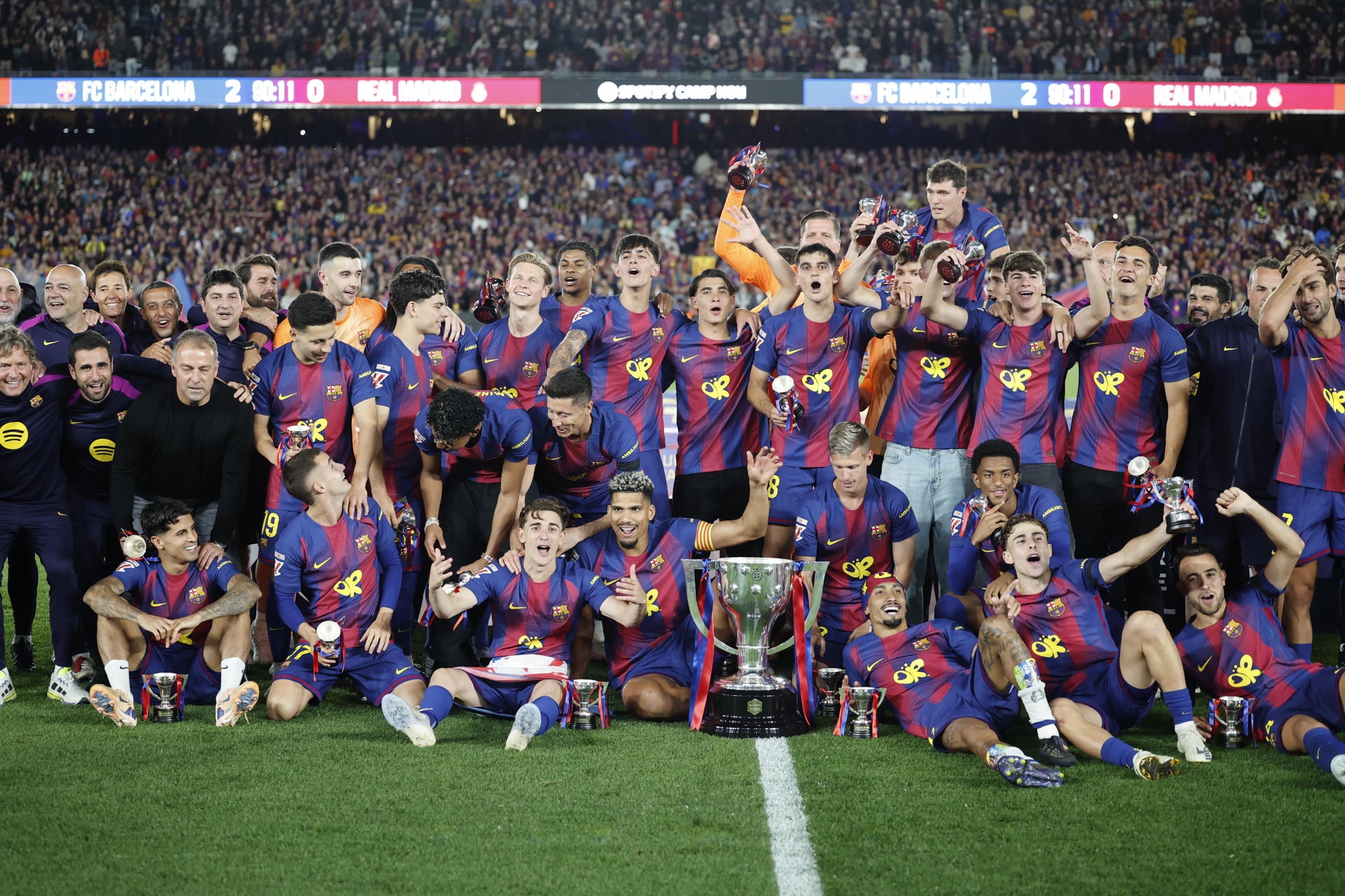 Diario Frontera, Frontera Digital,  Deportes, ,Barcelona conquistó su segunda Liga consecutiva con triunfo de 2 goles por 0 sobre el Real Madrid