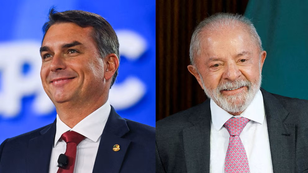 Diario Frontera, Frontera Digital,  Internacionales, ,La diferencia entre ambos candidatos disminuyó frente al mes anterior. En abril, Flávio Bolsonaro superó por un punto a Lula, con 46% contra 45%.,Lula y Flávio Bolsonaro empatan en una nueva encuesta 
a cinco meses de las elecciones presidenciales en Brasil