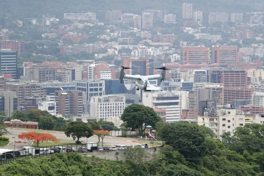 Diario Frontera, Frontera Digital,  Nacionales, ,Estados Unidos sobrevoló Caracas con aeronaves durante simulacro en su embajada