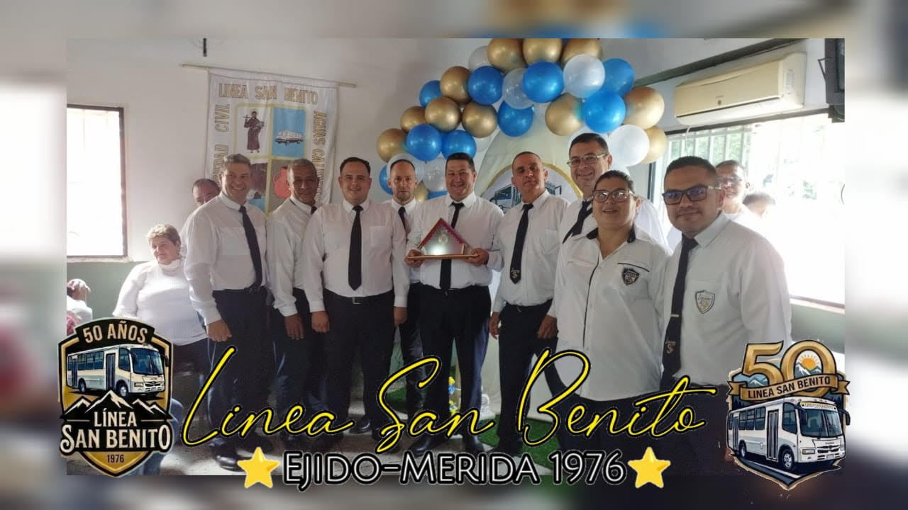 Diario Frontera, Frontera Digital,  Regionales, ,Nerio Zerpa, actual presidente de la Linea manifestó que llegar a esta fecha es sin duda alguna un sueño convertido en realidad, recordó con orgullo los orígenes de la organización,Línea de Transporte San Benito celebra 50 años conectando a Mérida y Ejido con vocación de servicio