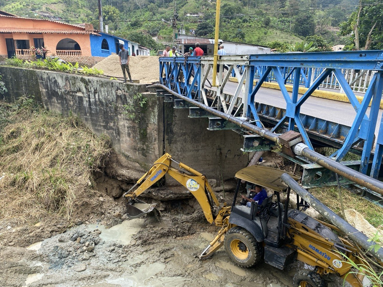 Diario Frontera, Frontera Digital,  Mocoties, ,Alcaldía de Zea inicia rehabilitación integral del puente en el sector Pata de Gallina