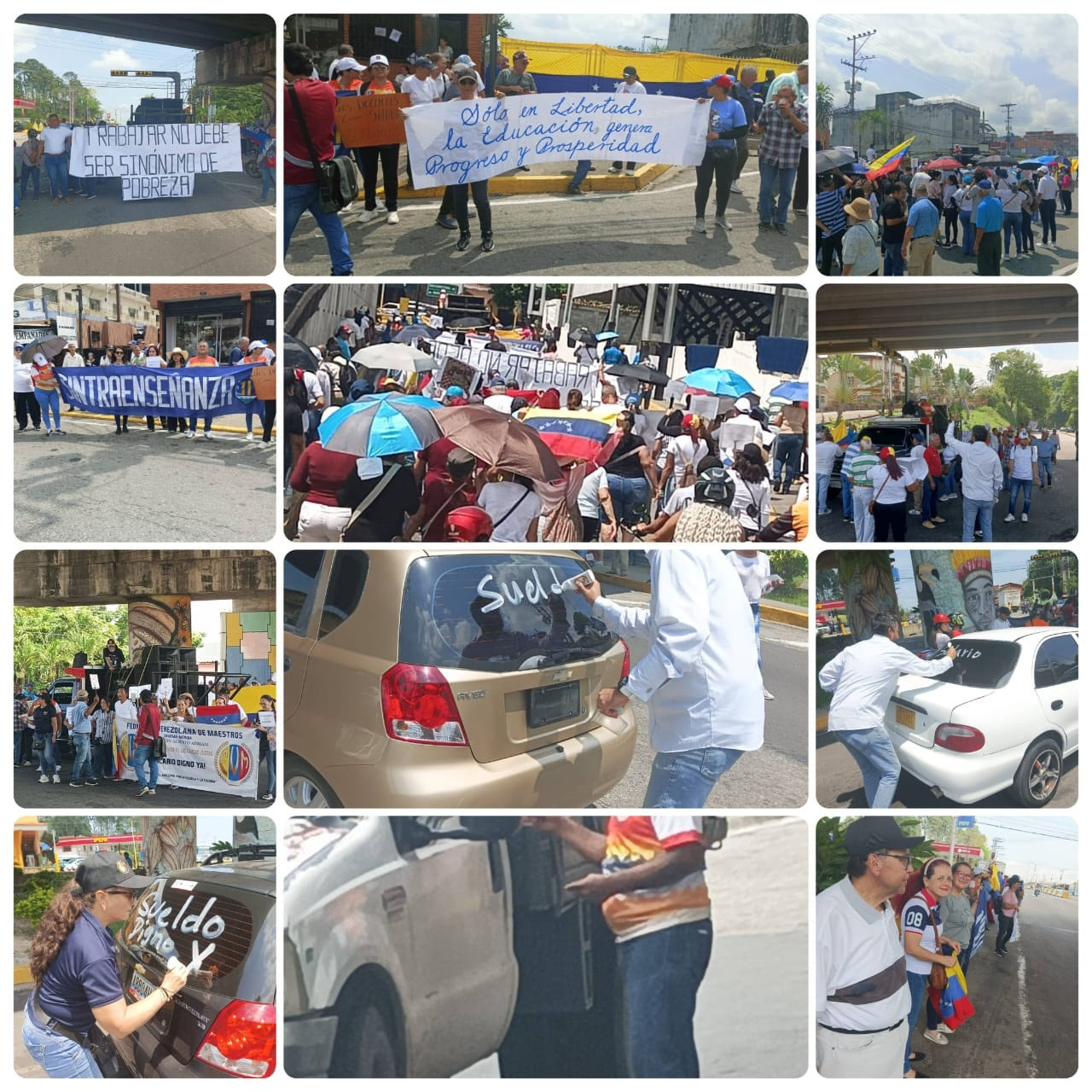 Diario Frontera, Frontera Digital,  El Vigía Panamericana, ,Ramón Gutiérrez: Sindicatos y Federaciones levantaron la voz de protesta exigiendo salario digno en El Vigía