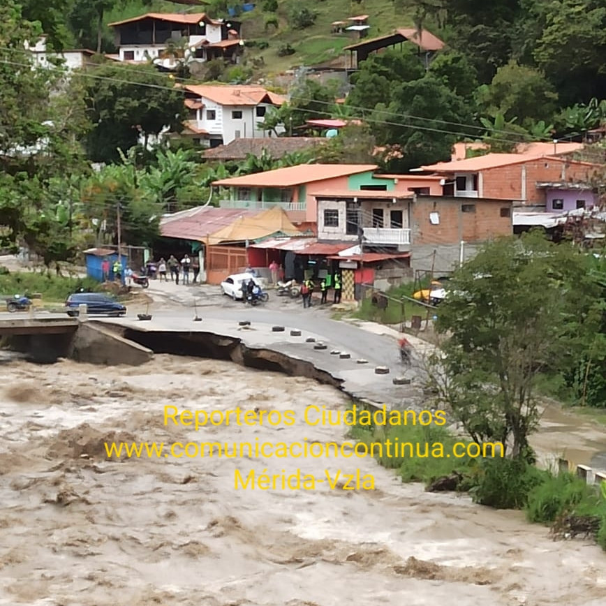 Diario Frontera, Frontera Digital,  Regionales, ,Colapso en la vía principal hacia El Arenal deja incomunicadas a cientos de familias en Mérida