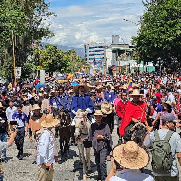 Diario Frontera, Frontera Digital,  Regionales, ,Mérida revivió la gloria de Bolívar con orgullo y patriotismo