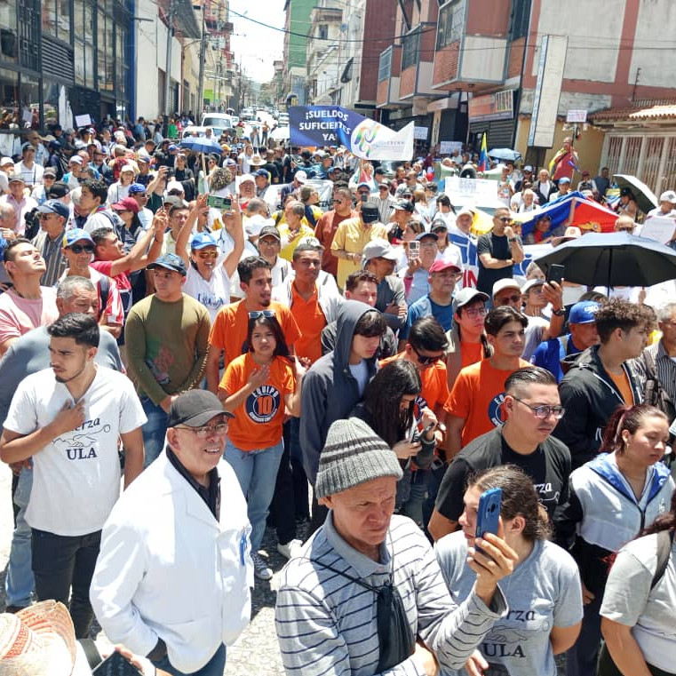 Diario Frontera, Frontera Digital,  Regionales, ,Trabajadores y estudiantes de la ULA protestan contra bonos y exigen salario justo