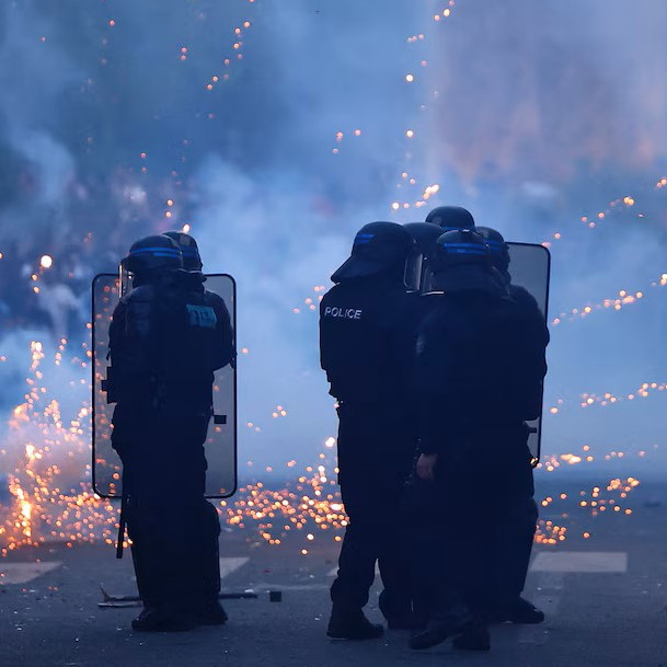 Diario Frontera, Frontera Digital,  Internacionales, ,Violentos disturbios en París durante los festejos
por la victoria del PSG en la final de la Champions League