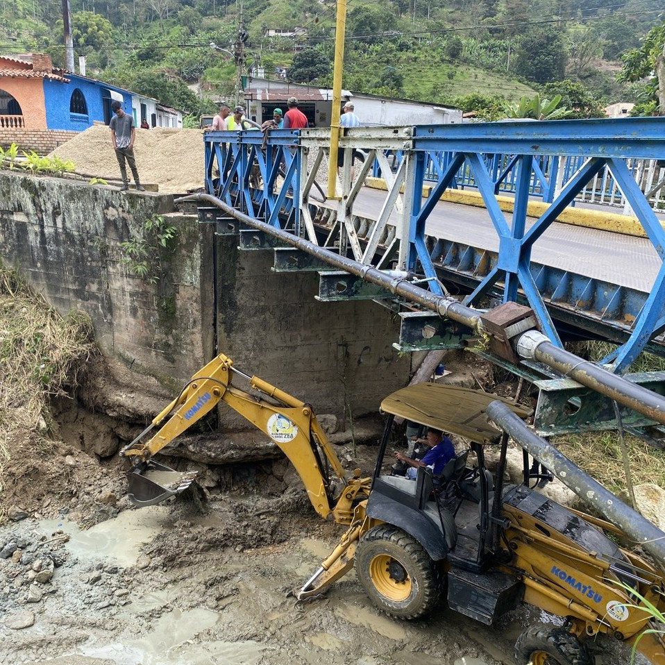 Diario Frontera, Frontera Digital,  Mocoties, ,Alcaldía de Zea inicia rehabilitación integral del puente en el sector Pata de Gallina