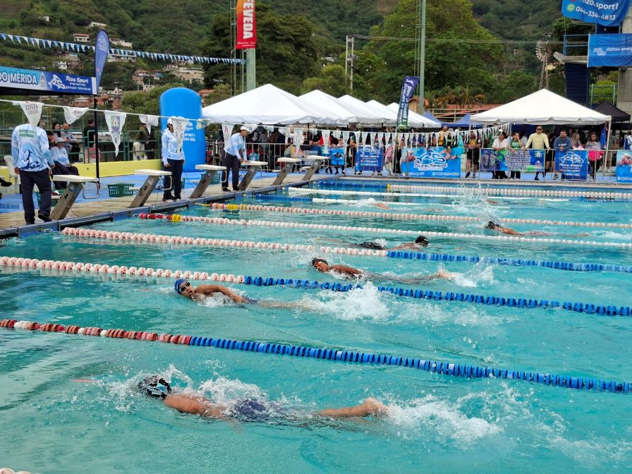Diario Frontera, Frontera Digital,  Deportes, ,La contienda acuática nacional se disputará hasta el 06 de junio en las piscinas del Complejo Deportivo "Cinco Águilas Blancas", en  homenaje a la leyenda Gregorio "Goyo" Tavio,Merideños conquistan el podio en Nacional Infantil de Natación