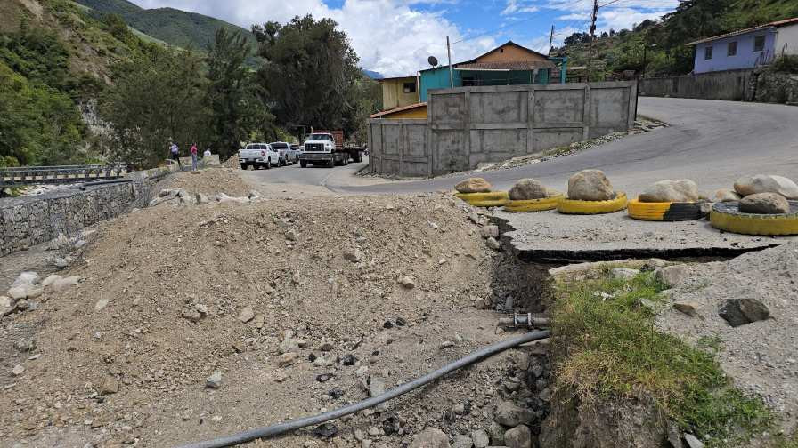 Diario Frontera, Frontera Digital,  Páramo, ,Sánchez agradeció el apoyo brindado por el presidente Nicolás Maduro y la presidenta encargada Delcy Rodríguez, resaltando que los recursos y esfuerzos desplegados han acelerado la atención de las emergencias ocasionadas por las precipitaciones en varios municipios de la entida,Trabajos en la curva La Única avanzan en más del 70 %, Troncal 007