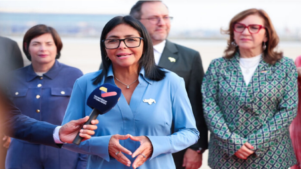 Diario Frontera, Frontera Digital,  Nacionales, ,"Traemos un mensaje de paz y cooperación": Delcy Rodríguez inicia agenda bilateral en la India