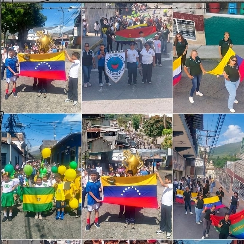 Diario Frontera, Frontera Digital,  Mocoties, ,Desfile de gala engalanó las calles de Tovar por el 73.º aniversario de la Escuela Coronel Antonio Rangel