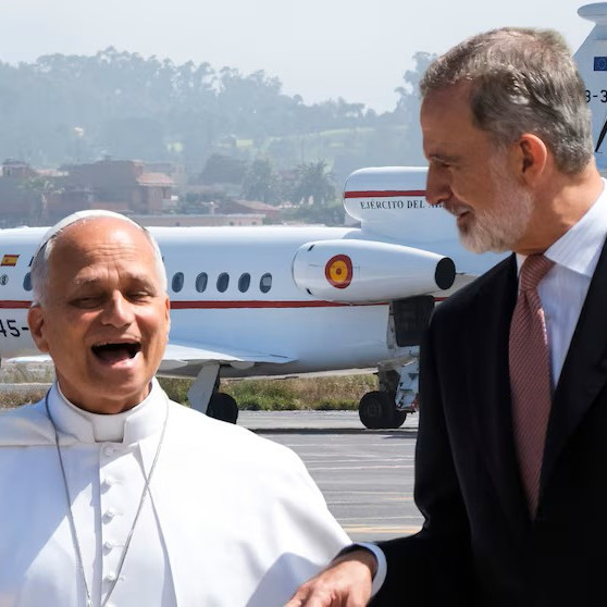 Diario Frontera, Frontera Digital,  Internacionales, ,El avión averiado que estrecharía los lazos de Felipe VI y el papa León XIV