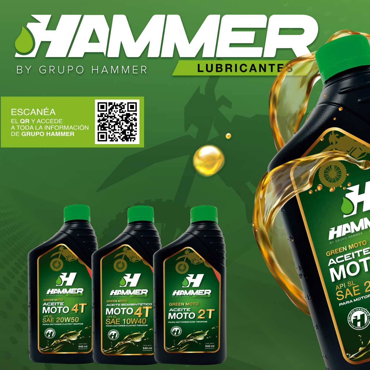Diario Frontera, Frontera Digital,  Nacionales, ,Presidente de Grupo Hammer, Austin Piñate, evalúa el éxito y el posicionamiento 
del aceite Green Moto 4T en el país