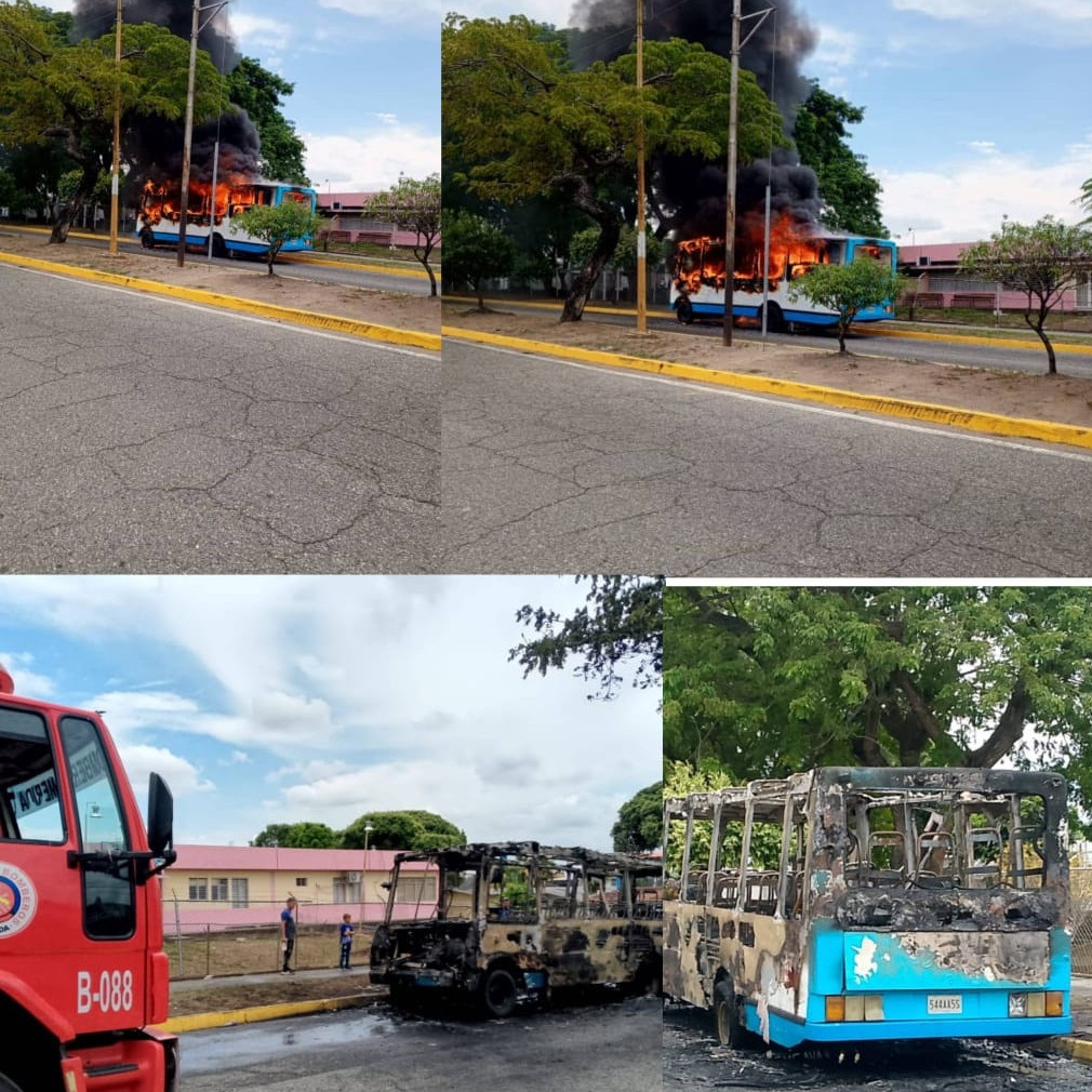Diario Frontera, Frontera Digital,  Sucesos, ,Bomberos sofocaron incendio de buseta en El Vigía