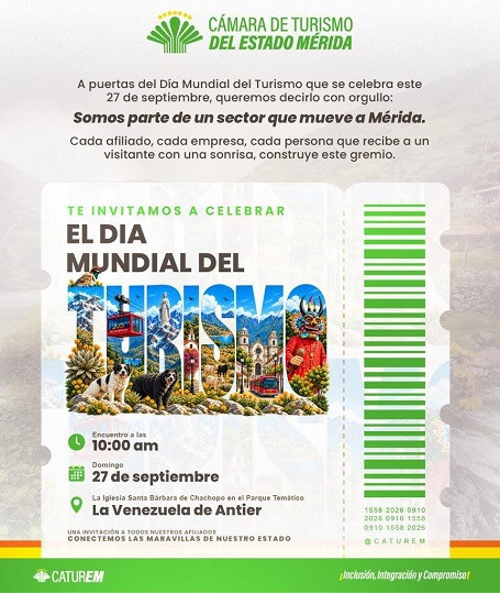 Diario Frontera, Frontera Digital,  Regionales, ,Destacan los directivos de la CATUREM, que quienes deseen acompañarlos en este encuentro por el Día Internacional del Turismo, contarán previa reserva, con entrada gratuita al parque en su condición de afiliados, de ruta gastronómica con un menú especial, ideal para disfrutar del sabor loca,Caturem: Encuentro gremial en el Día Internacional del Turismo