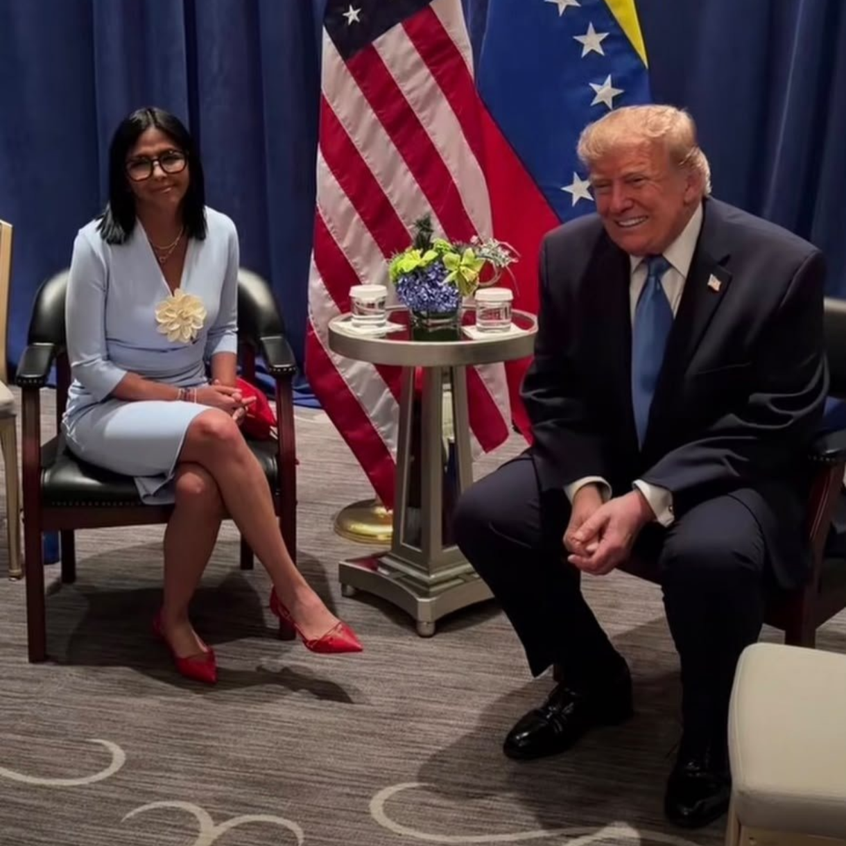 Diario Frontera, Frontera Digital,  Internacionales, ,Histórico encuentro de alto nivel | Delcy Rodríguez y Donald Trump 
se reunieron en Nueva York